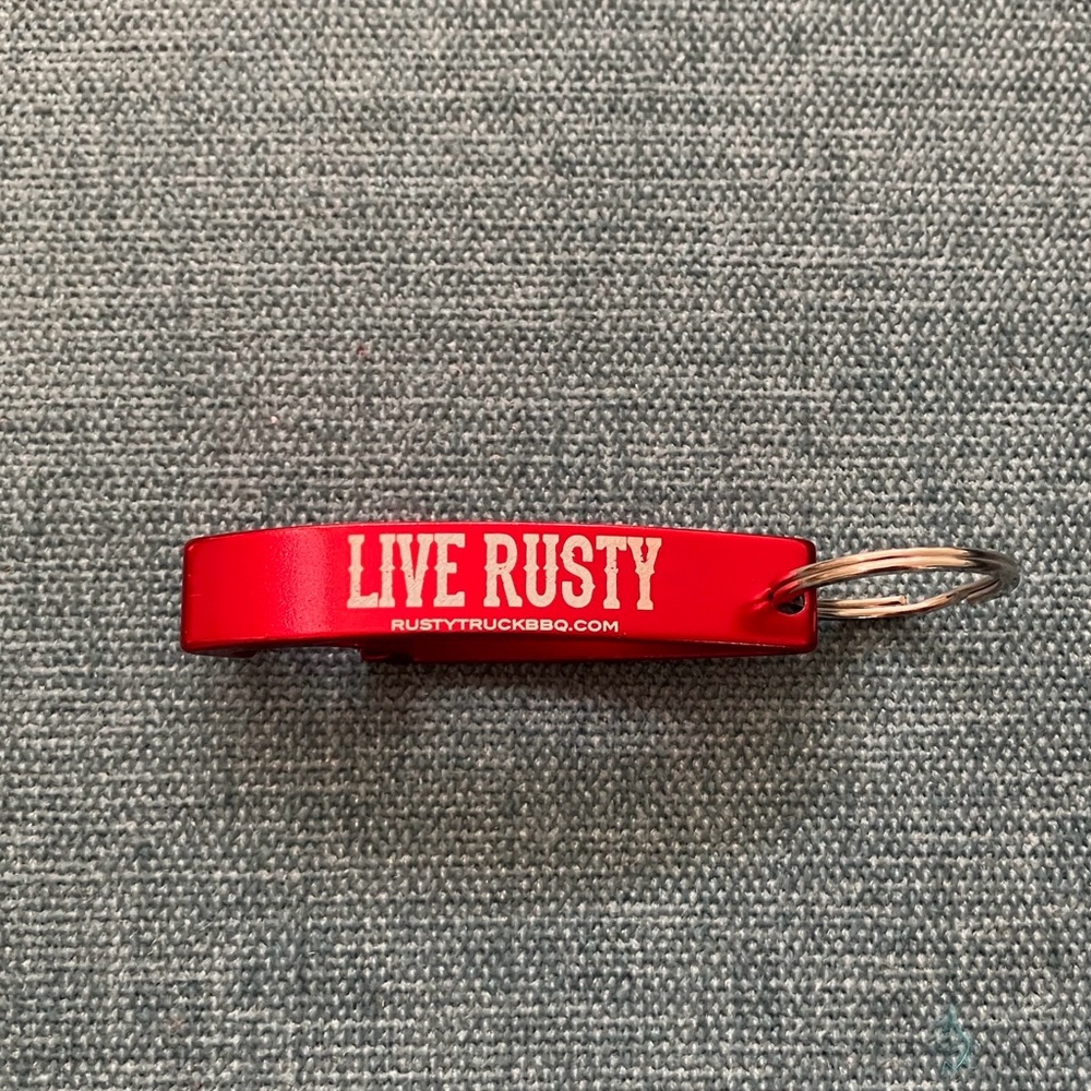 Live Rusty Keychain Key Chain